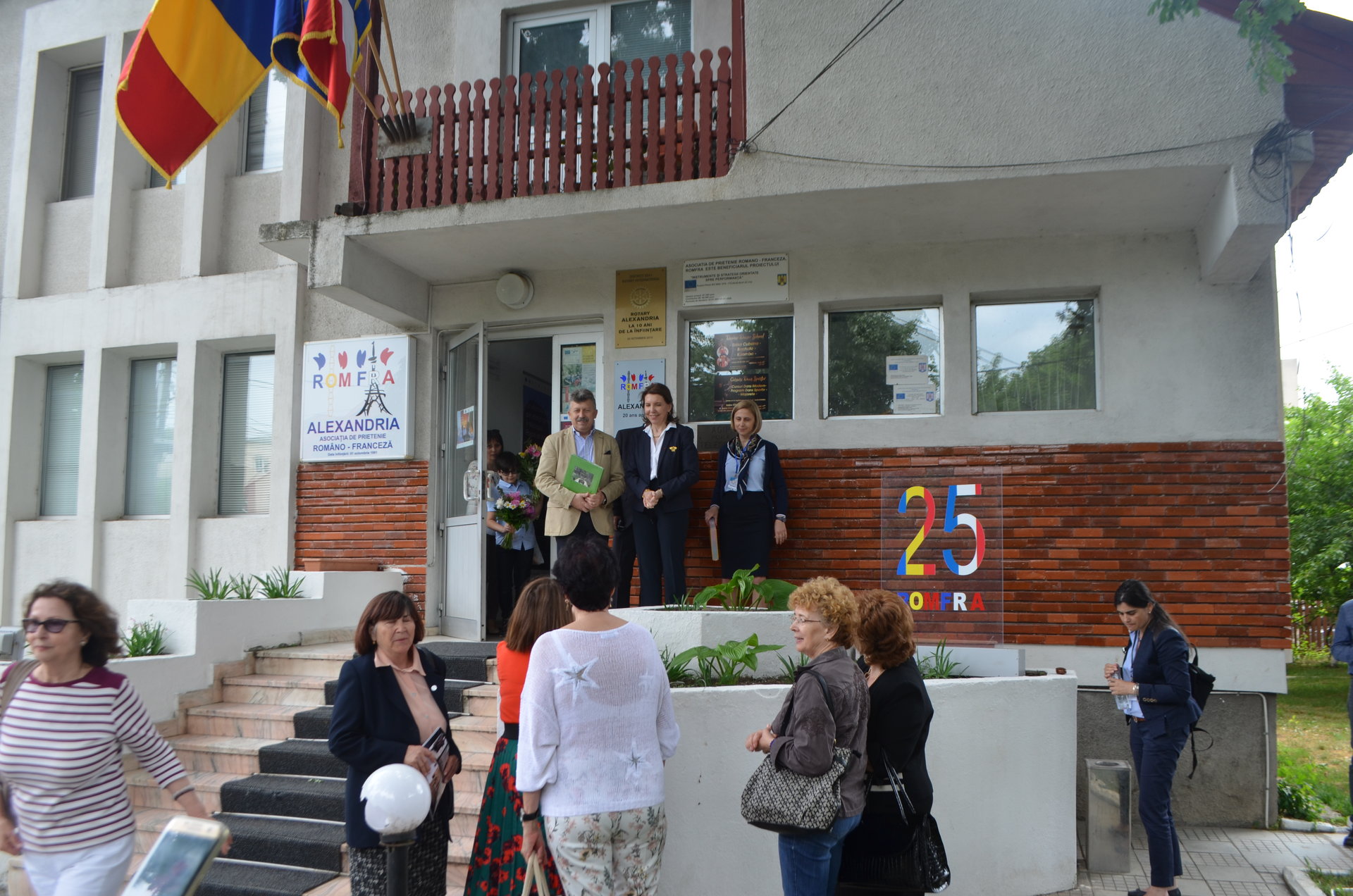 Excelența Sa, Doamna Michèle Ramis, Ambasadoarea Franței în România, în vizită la ROMFRA